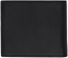 BOSS Black Matte Leather Embossed Logo Wallet