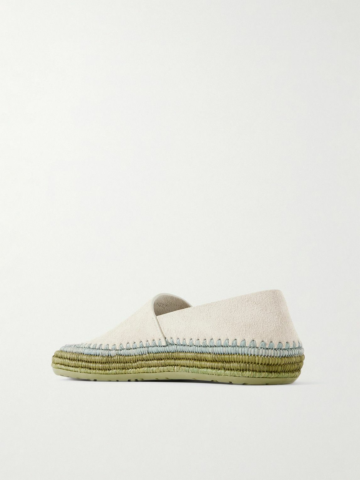 LOEWE - Paula's Ibiza Suede Espadrilles - Gray