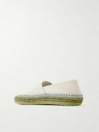 LOEWE - Paula's Ibiza Suede Espadrilles - Gray