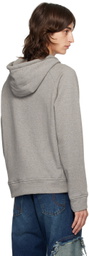 Edward Cuming Gray Lung Window Hoodie