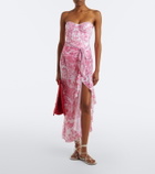 Camilla Embellished printed swimsuit