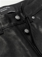 Enfants Riches Déprimés - Straight-Leg Panelled Leather Trousers - Black