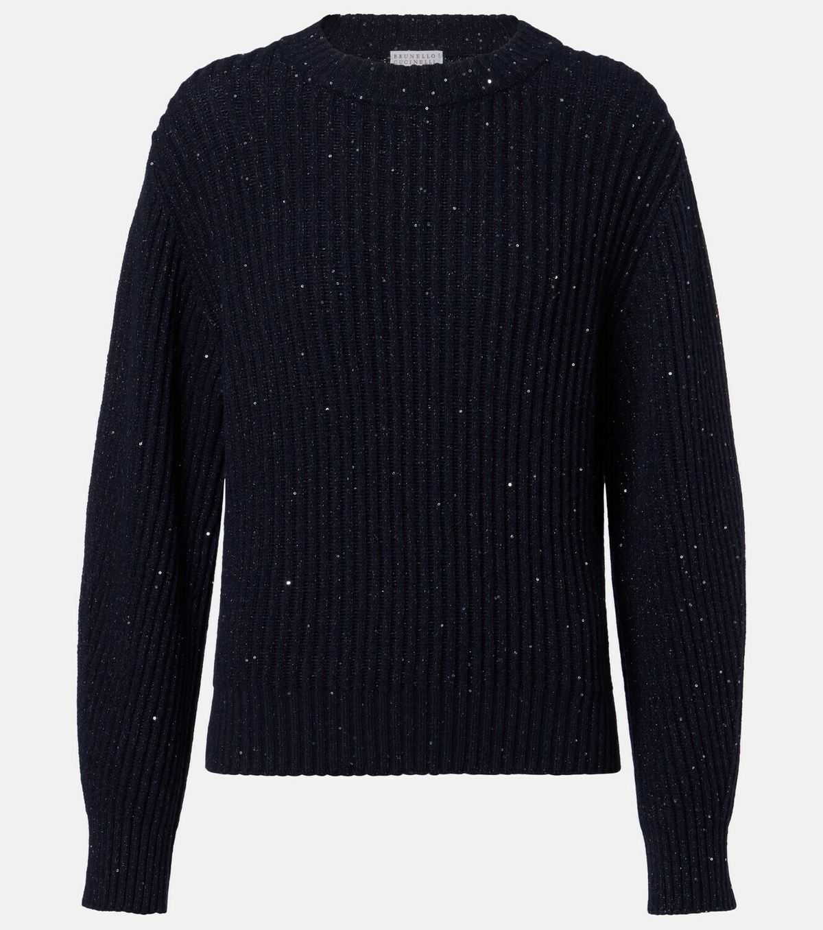 Brunello Cucinelli Sequined cashmere and wool-blend sweater