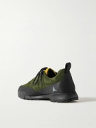 ROA - Cingino Leather and Rubber-Trimmed Microfibre Hiking Sneakers - Green