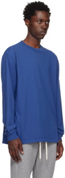 John Elliott Blue University Long Sleeve T-Shirt