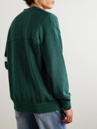 nanamica - Striped Knitted Cardigan - Green