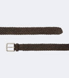 Church's Castoro braided suede belt