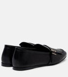 Max Mara Leather lofaers