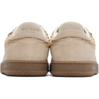 BALMAIN Beige Swan Sneakers