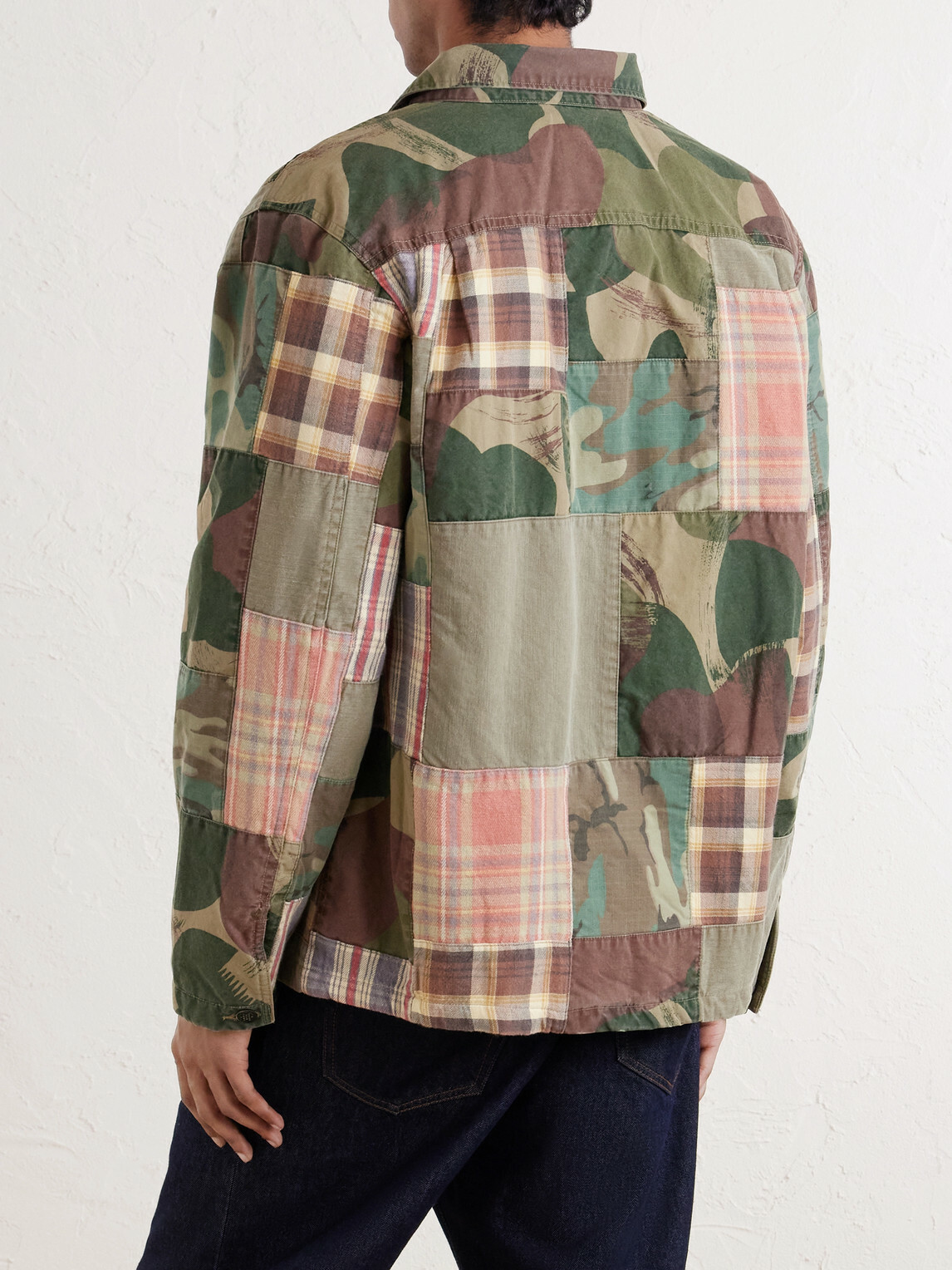 RRL - Patchwork Cotton Shirt - Green
