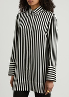 Day Birger ET Mikkelsen Lea Striped Satin Shirt Black