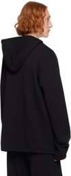 Helmut Lang Black Zip-Up Hoodie