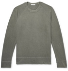 James Perse - Loopback Supima Cotton-Jersey Sweatshirt - Gray green