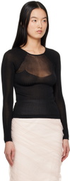 Renaissance Renaissance Black Chynzia Long Sleeve T-Shirt