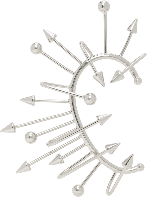 Photo: Jean Paul Gaultier Silver 'The Spike' Ear Cuff