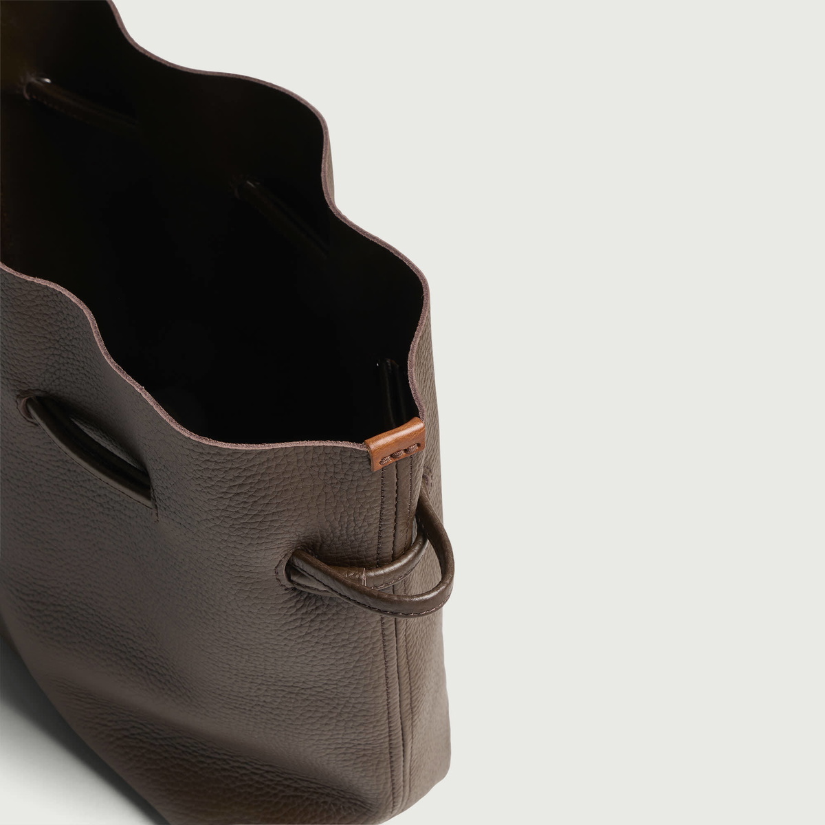 Hender Scheme Bucket Bag in Dark Brown