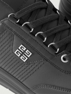 Givenchy - G-4 Logo-Appliquéd Leather Sneakers - Black