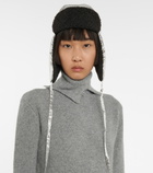 Maison Michel - Bibiana metallic leather hat