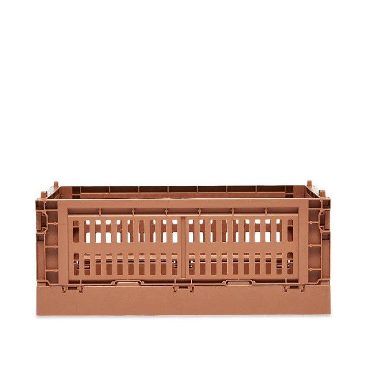 Photo: HAY Small Recycled Colour Crate in Terracotta