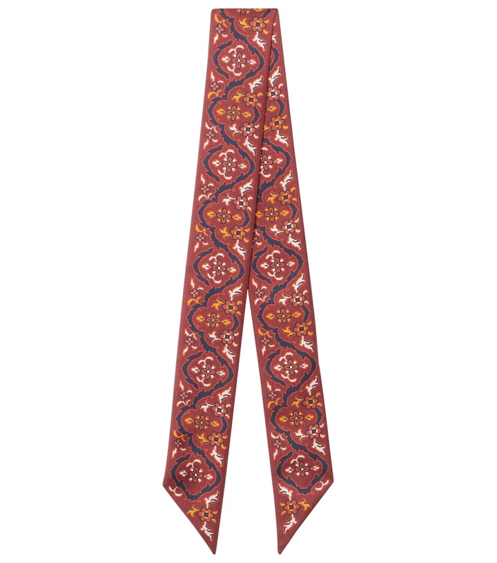 Photo: Loro Piana Printed silk scarf
