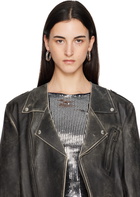 MM6 Maison Margiela Foil Earrings