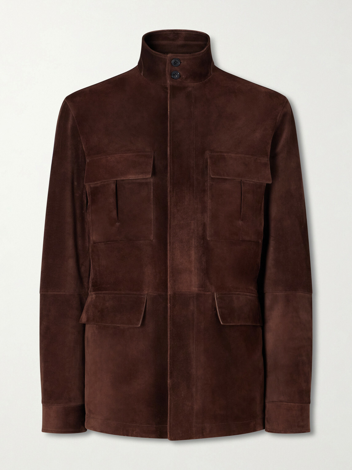 Zegna - Suede Jacket - Brown