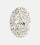 Magda Butrym - Embellished asymmetric disc earrings