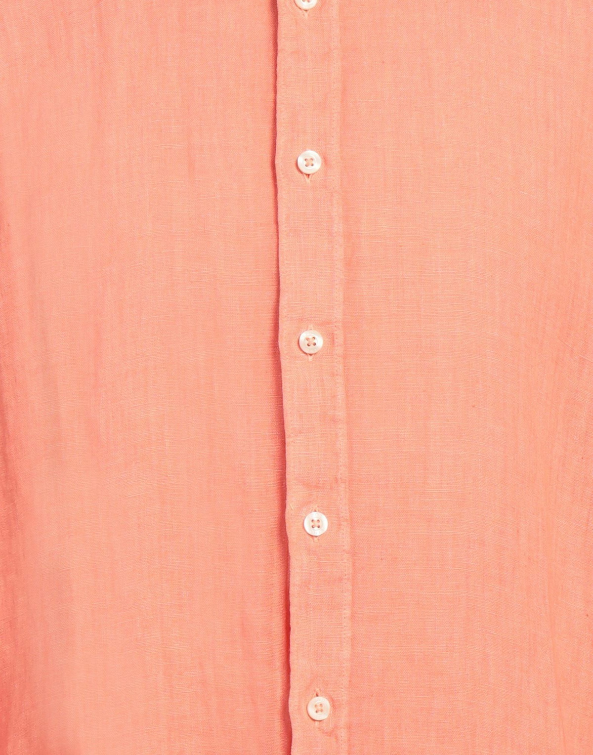 120% Lino Mens Shirt in Orange