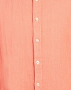 120% Lino Mens Shirt in Orange