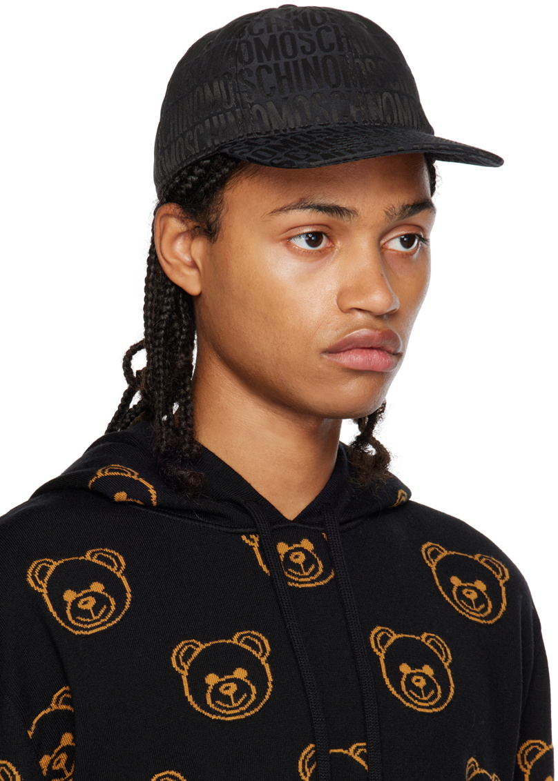 Moschino Black Snapback Cap
