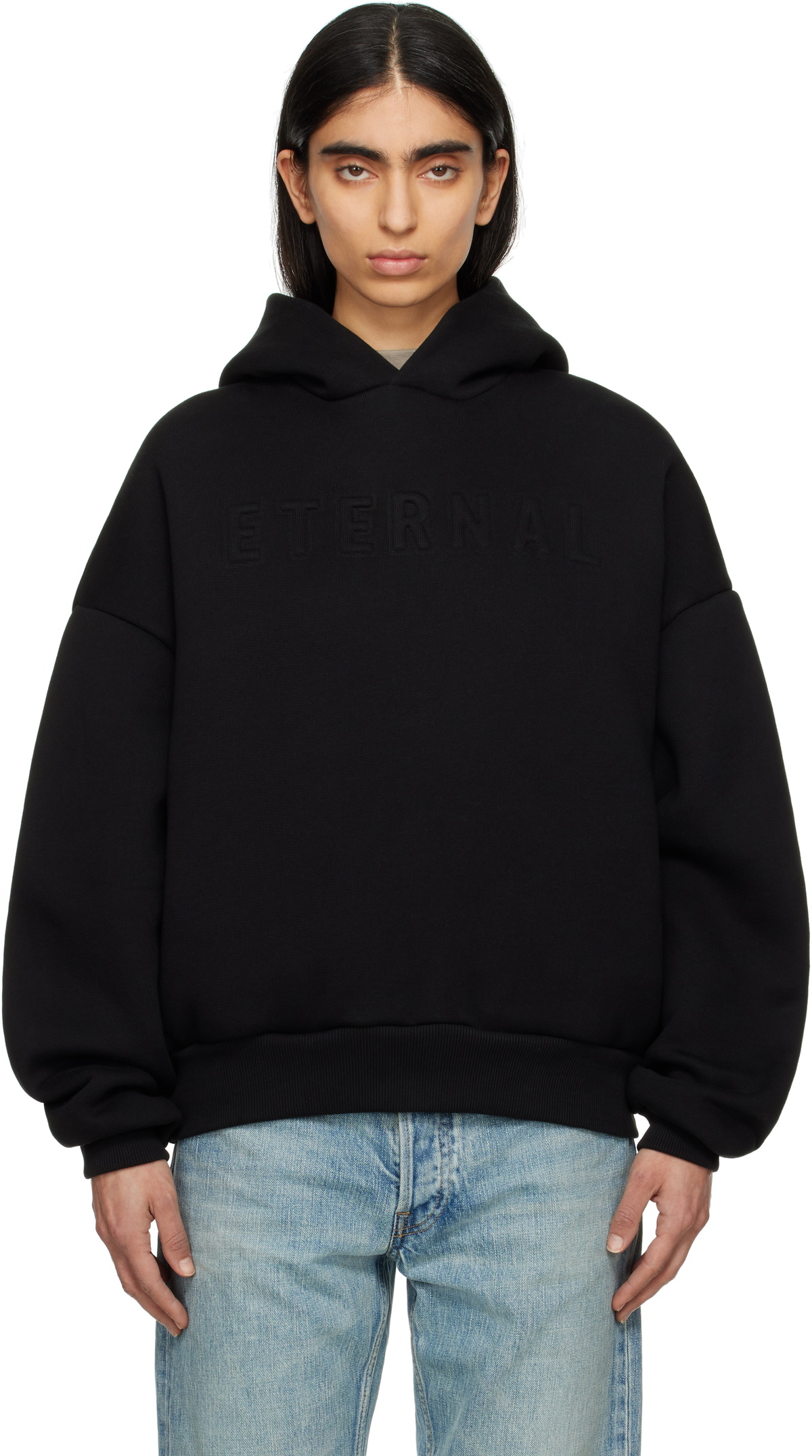 Fear of God Black Baseball Hoodie Fear Of God Fear of God Black Baseball Hoodie Fear Of God