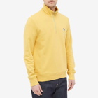 Paul Smith Men's Zebra Half Zip Sweat in Yellow