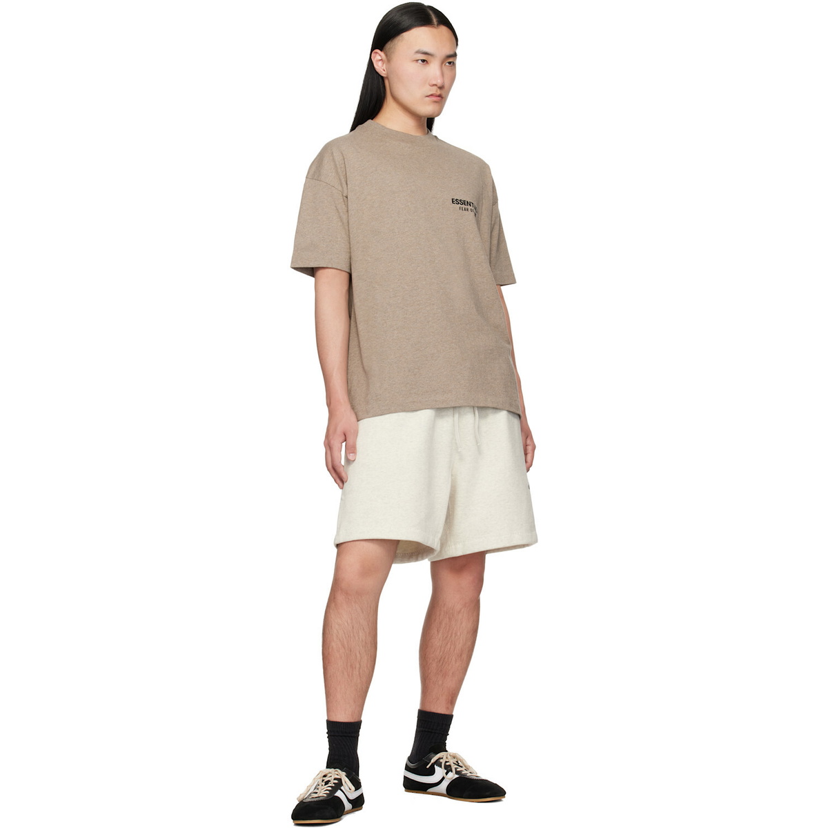 Fear of God ESSENTIALS Beige Classic T-shirt