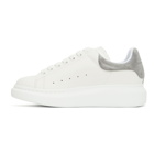 Alexander McQueen White and Grey Oversized Sneakers