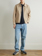 NN07 - Adam App 3209 Logo-Appliquéd Pima Cotton-Jersey T-Shirt - Blue