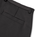 Séfr - Harvey Slim-Fit Tapered Cotton-Blend Trousers - Black