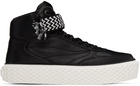 Lanvin Black Curbies Sneakers