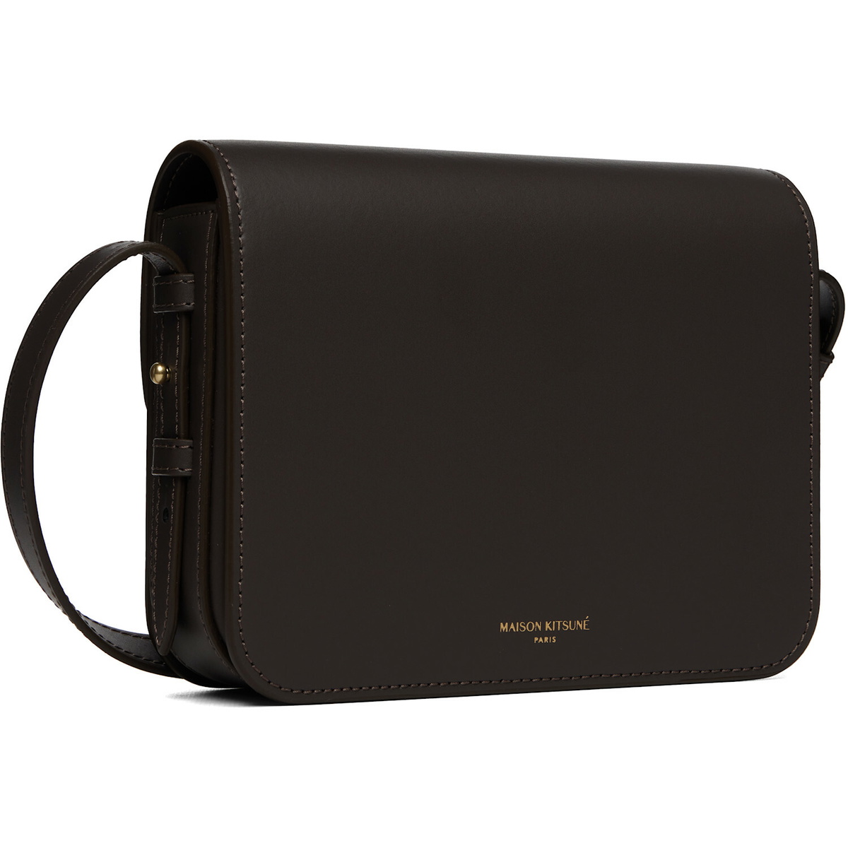 Maison Kitsuné Brown Edie Bag