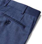 Canali - Slim-Fit Wool Suit Trousers - Blue