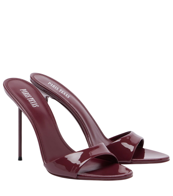 Photo: Paris Texas Lidia patent leather mules
