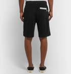 Stüssy - Cotton-Terry Drawstring Shorts - Black