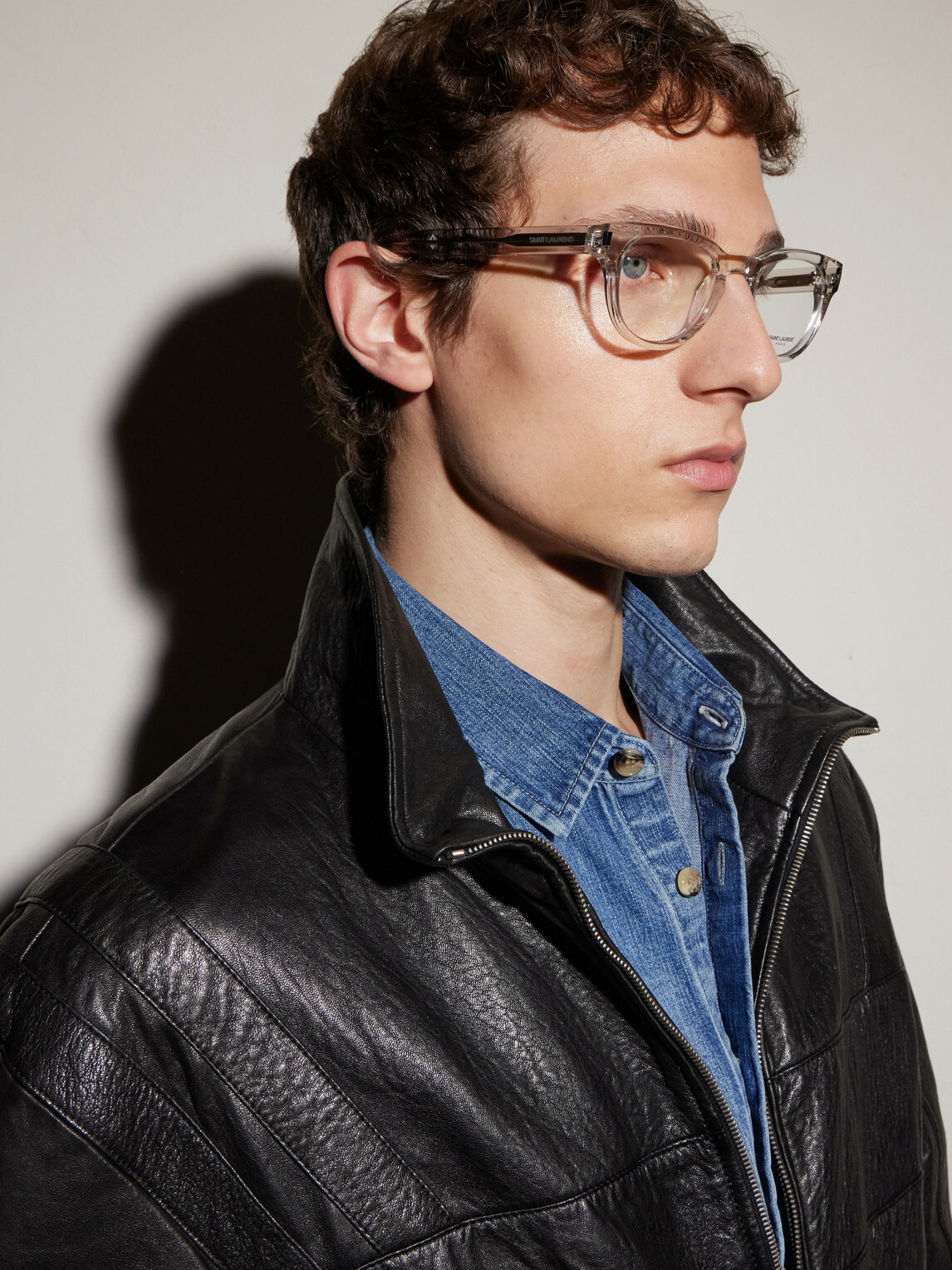 SAINT LAURENT - SL 876 Round-Frame Acetate Optical Glasses