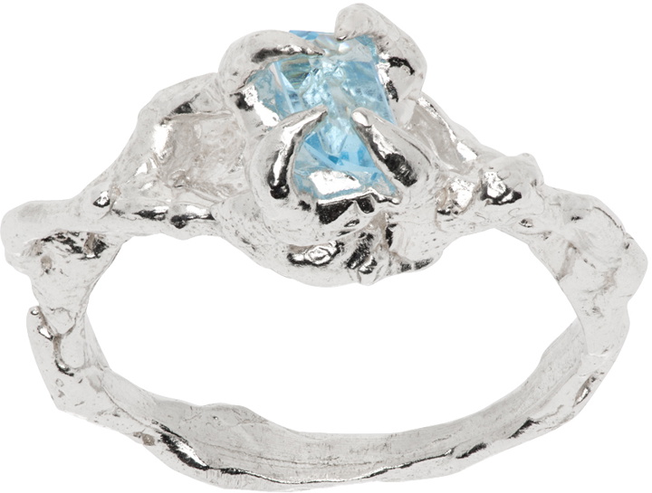 Photo: Harlot Hands SSENSE Exclusive Silver Memory Ring