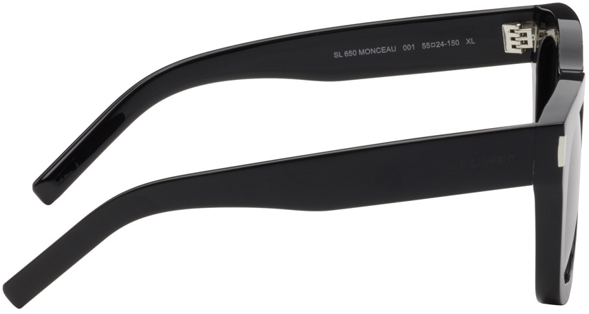 SAINT LAURENT SL 650 モンソ SL650MONCEAU 001BLACKBLACKBLACK SL 650 MONCEAU sunglasses Black | SmartBuyGlasses US