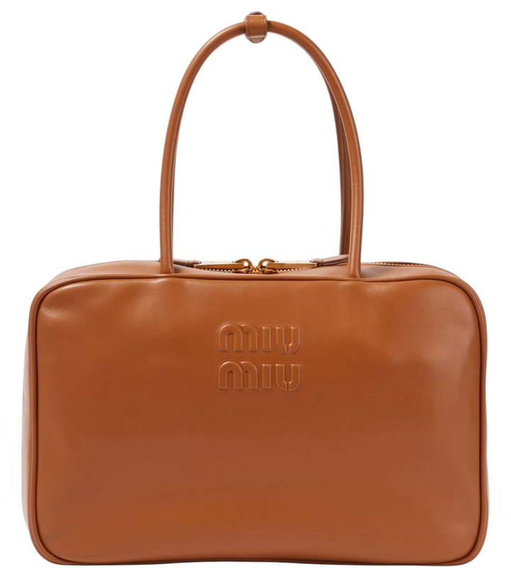Photo: Miu Miu Beau Large leather tote bag