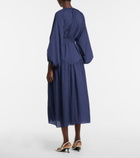 Deveaux New York - Ruth cotton midi dress