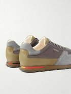 Paul Smith - Velo Colour-Block ECO Leather and Suede Sneakers - Neutrals