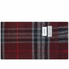 Harmony Men's Arty Tartan Scarf in Burgundy