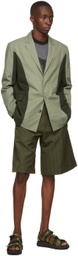 Labrum Green Cotton Blazer