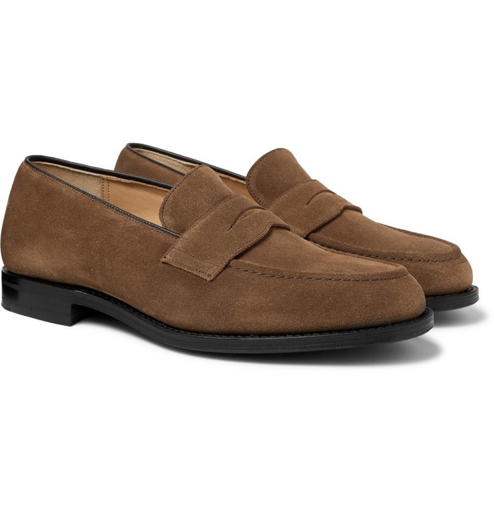 Photo: Church's - Netton Suede Loafers - Brown